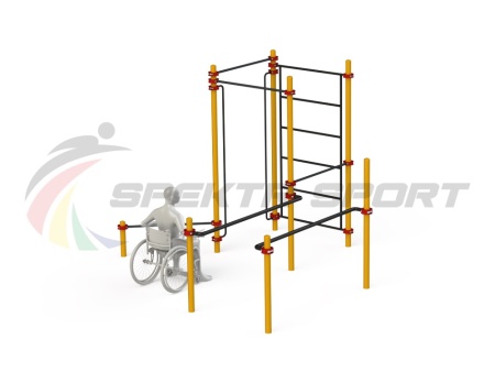 Купить Спортивный комплекс для инвалидов-колясочников WRK-D18_76mm в Черепанове 